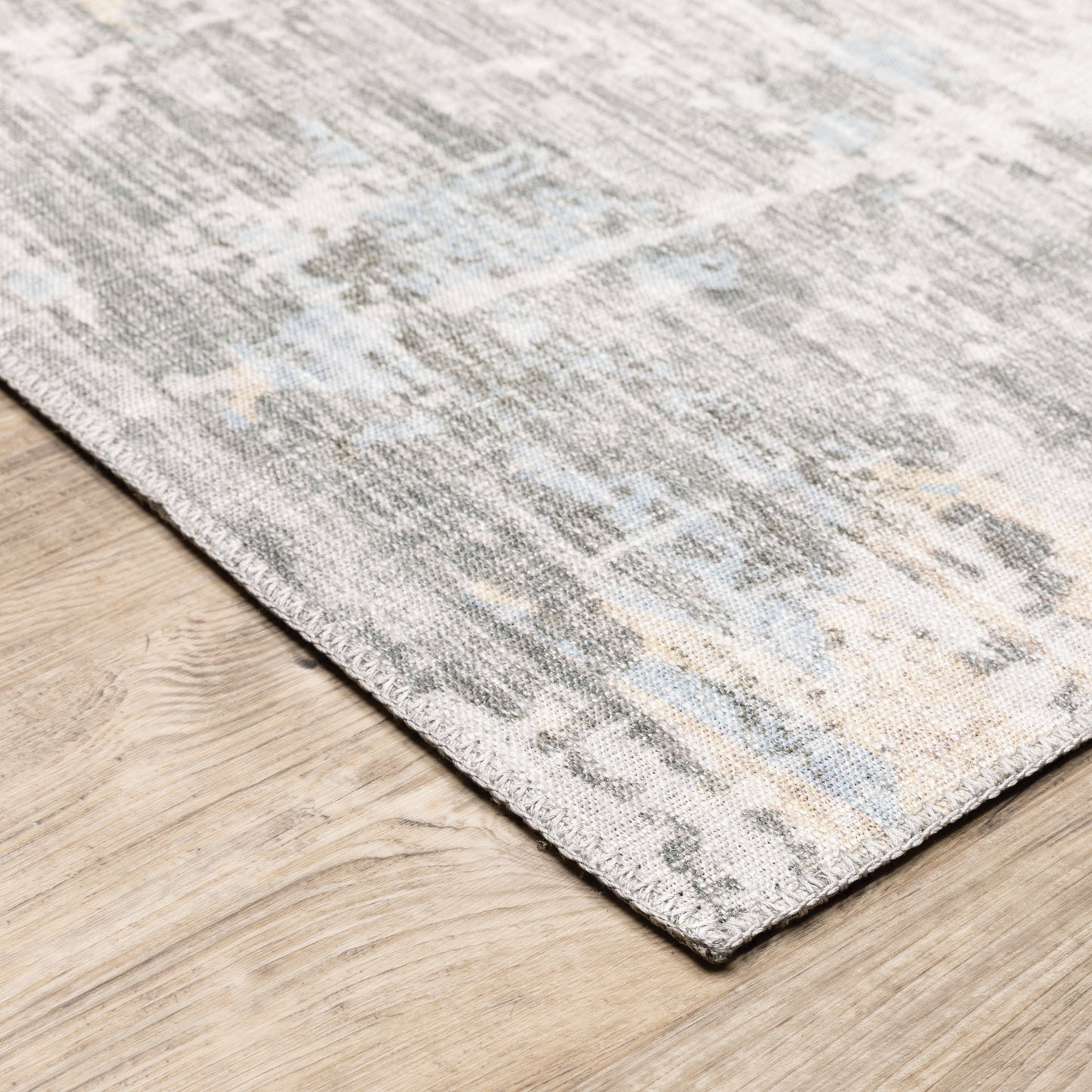 Myers Park Grey Gold Modern & Contemporary Abstract Indoor Rug