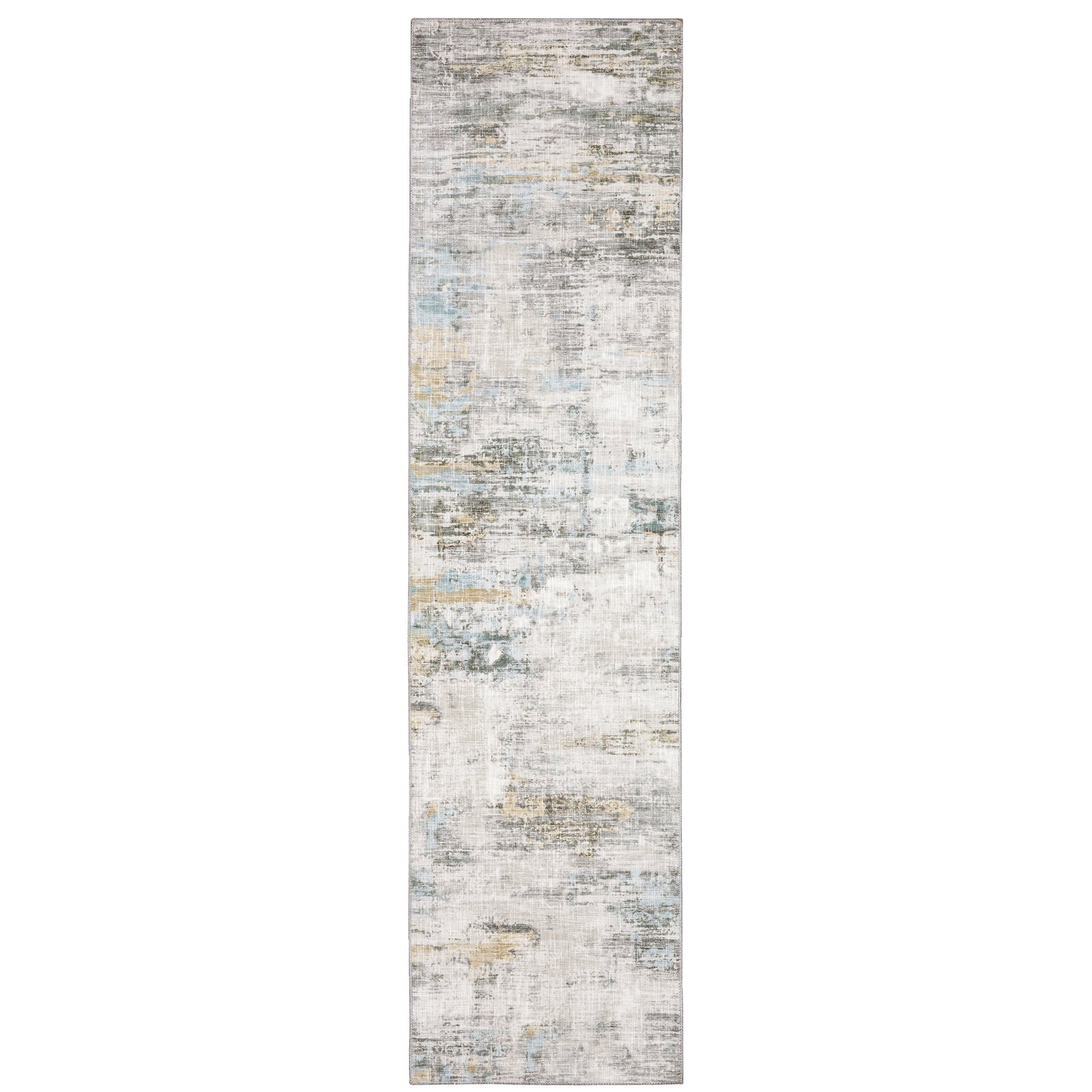 Myers Park Grey Gold Modern & Contemporary Abstract Indoor Rug