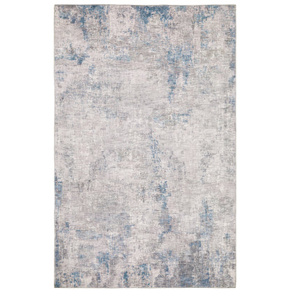 Myers Park Grey Blue Modern & Contemporary Abstract Indoor Rug