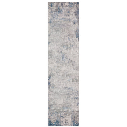 Myers Park Grey Blue Modern & Contemporary Abstract Indoor Rug