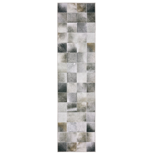 Myers Park Grey Charcoal Modern & Contemporary Geometric Indoor Rug