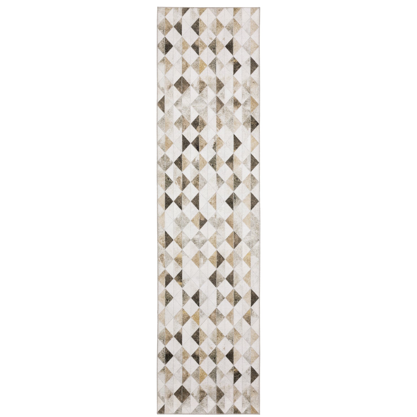 Myers Park Beige Brown Modern & Contemporary Geometric Indoor Rug