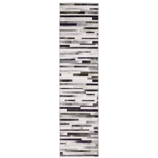 Myers Park Grey Charcoal Modern & Contemporary Geometric Indoor Rug