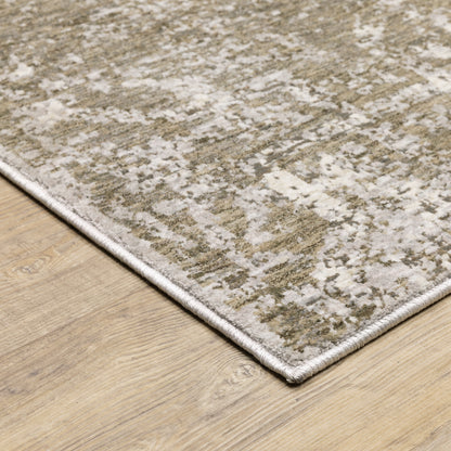 Nebulous Ivory Grey Modern & Contemporary Abstract Indoor Rug