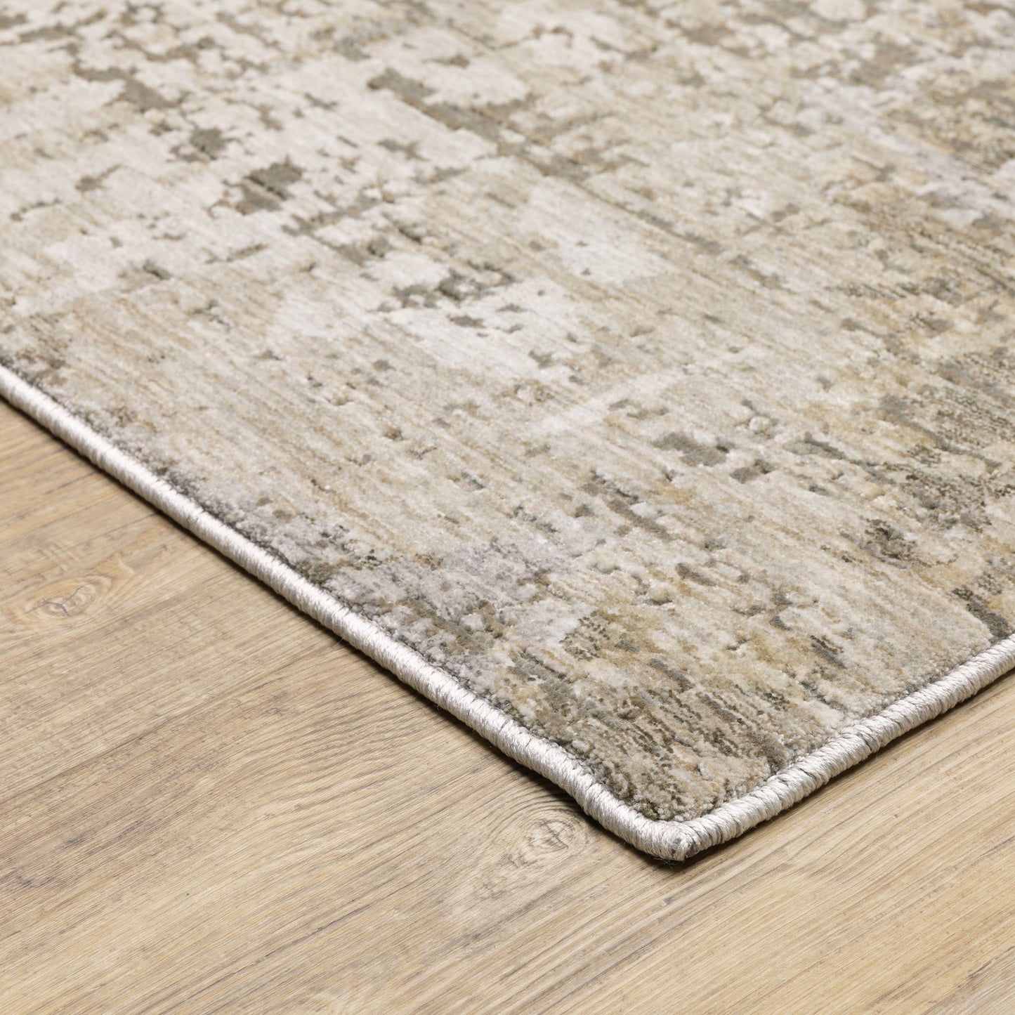 Nebulous Beige Grey Modern & Contemporary Abstract Indoor Rug