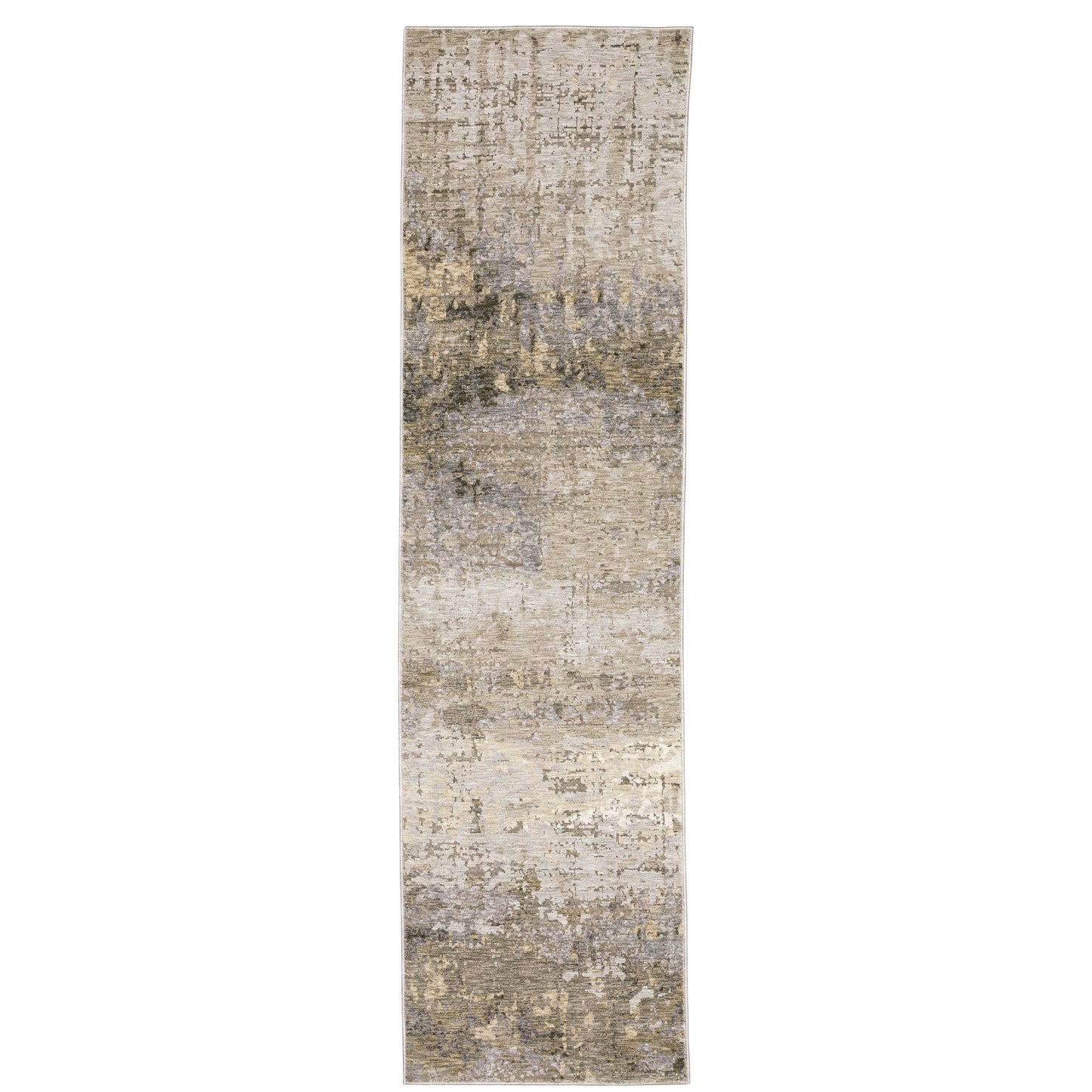 Nebulous Beige Grey Modern & Contemporary Abstract Indoor Rug