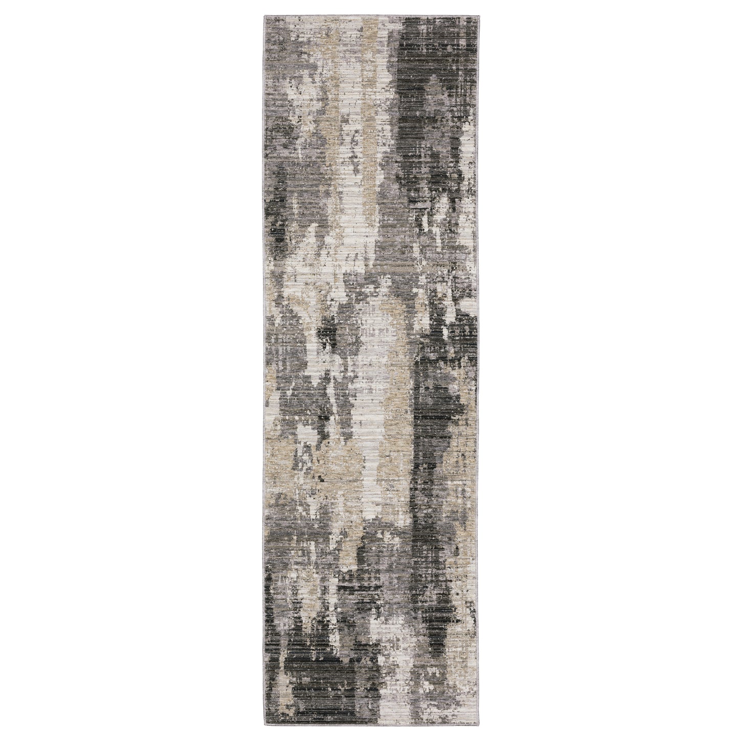 Nebulous Grey Beige Modern & Contemporary Abstract Indoor Rug