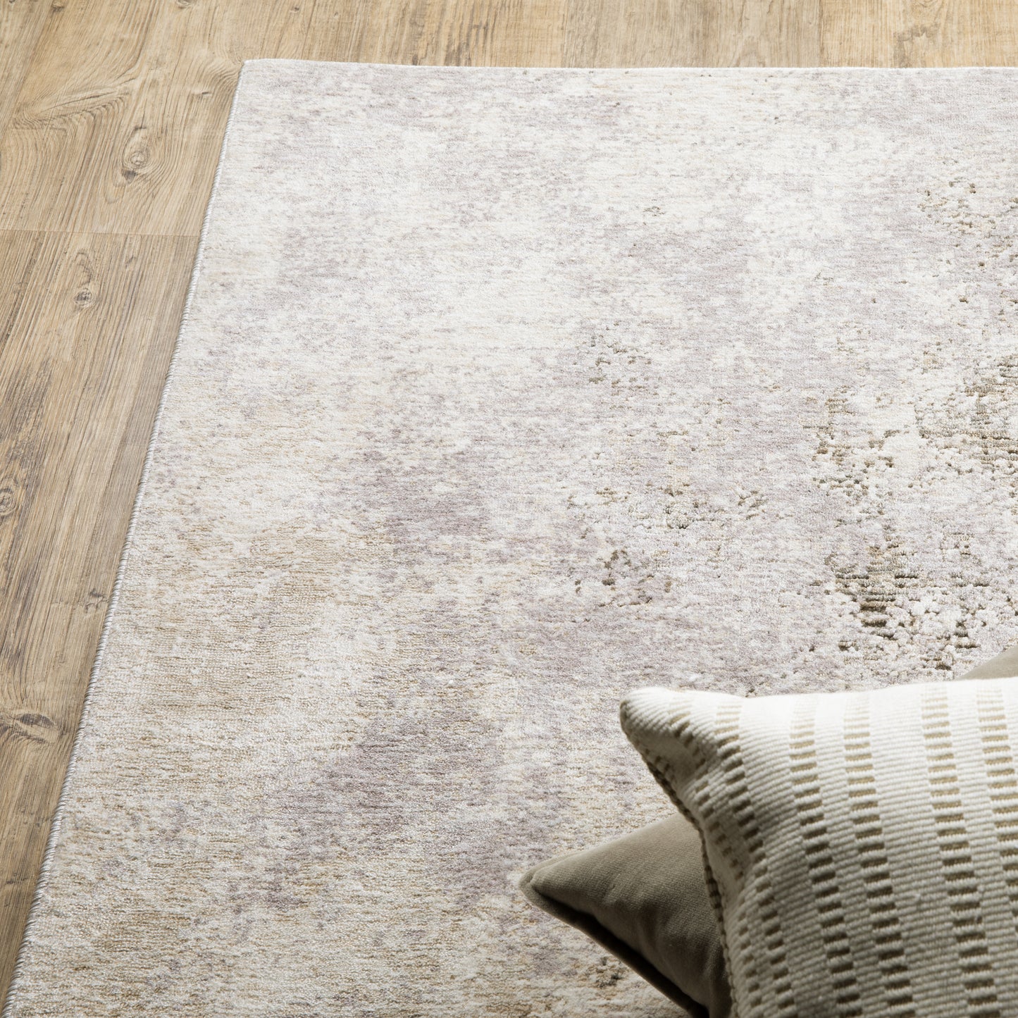 Nebulous Ivory Beige Modern & Contemporary Abstract Indoor Rug