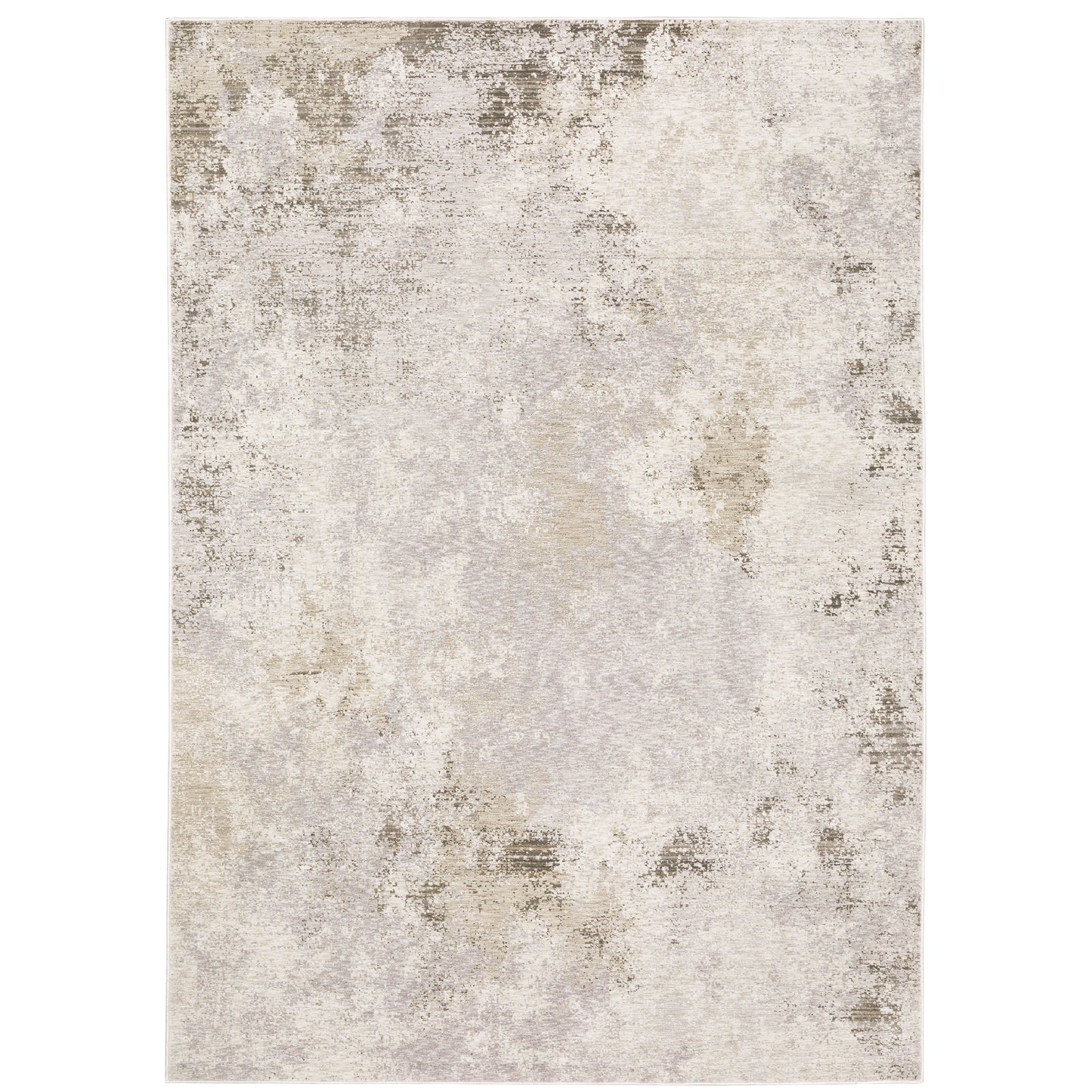 Nebulous Ivory Beige Modern & Contemporary Abstract Indoor Rug