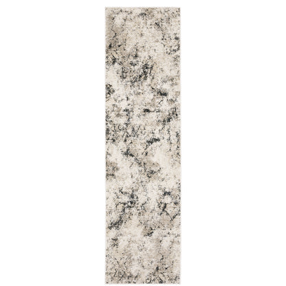 Nebulous Ivory Grey Modern & Contemporary Abstract Indoor Rug