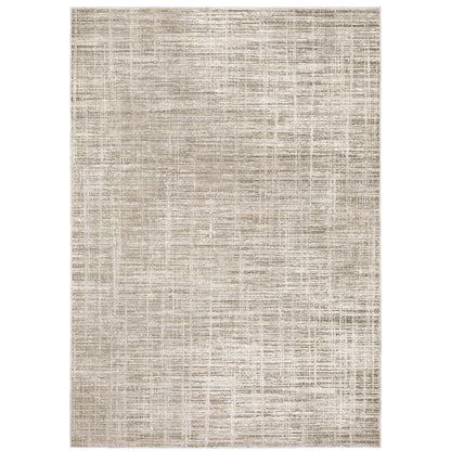 Nebulous Beige Ivory Modern & Contemporary Abstract Indoor Rug