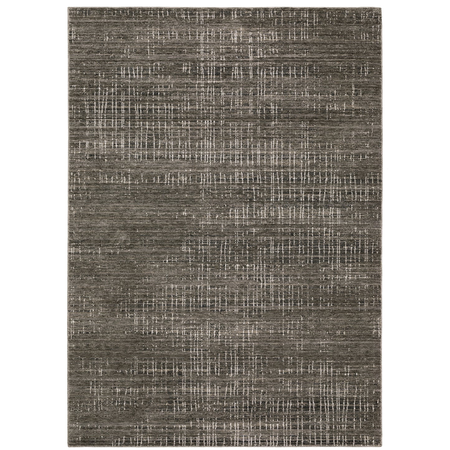 Nebulous Charcoal Grey Modern & Contemporary Geometric Indoor Rug