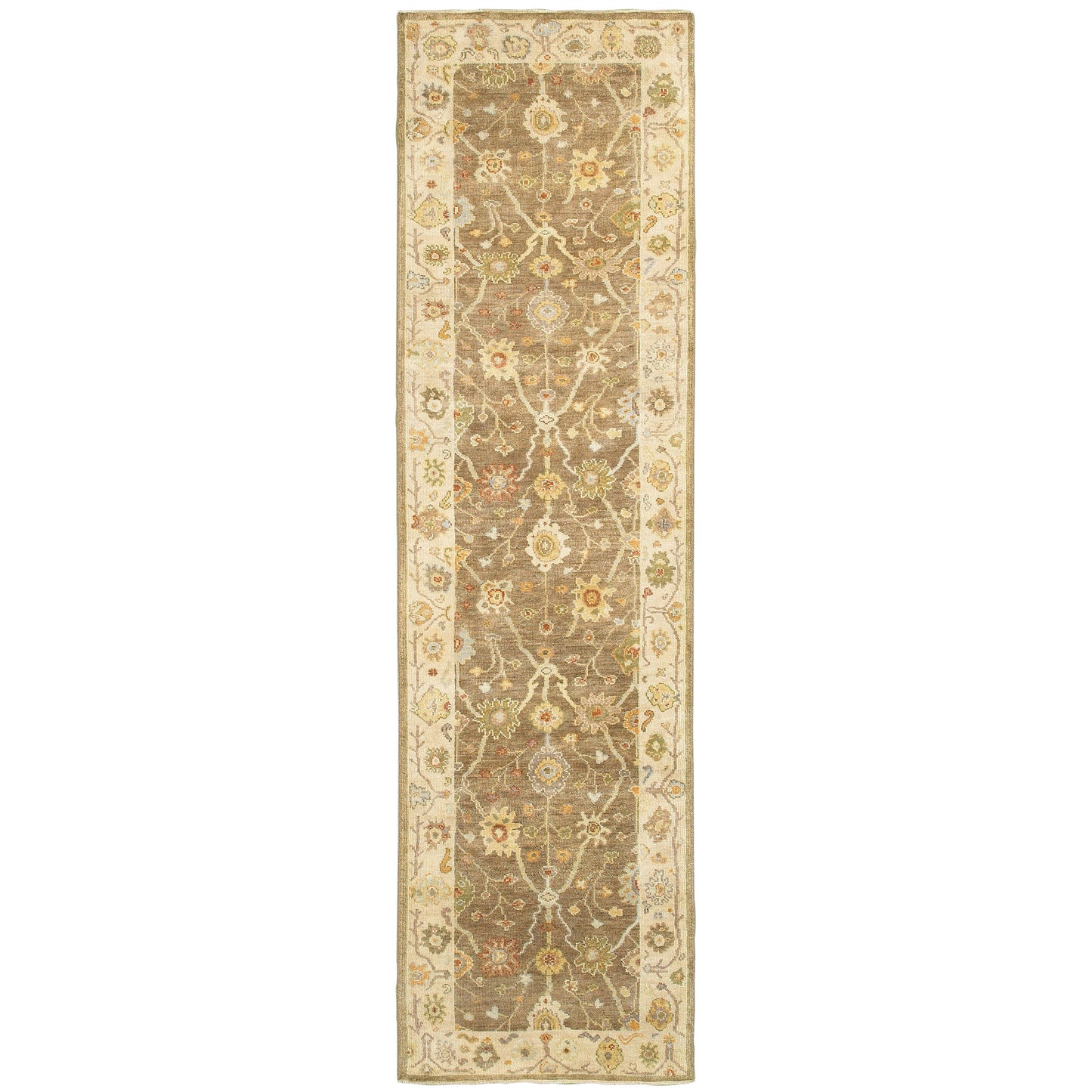 Palace Brown Beige Traditional Oriental Indoor Rug