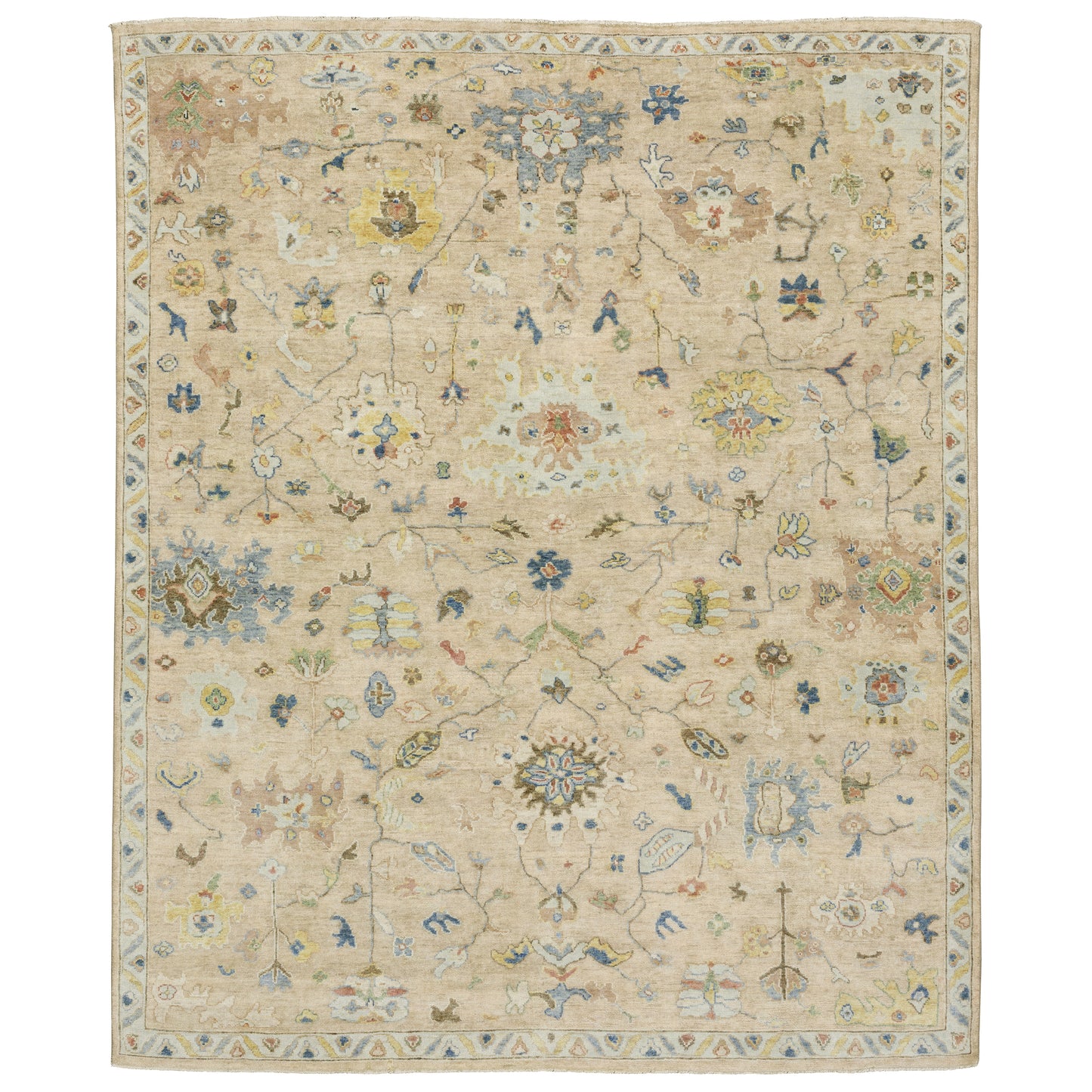 Palace Beige Multi Traditional Oriental Indoor Rug