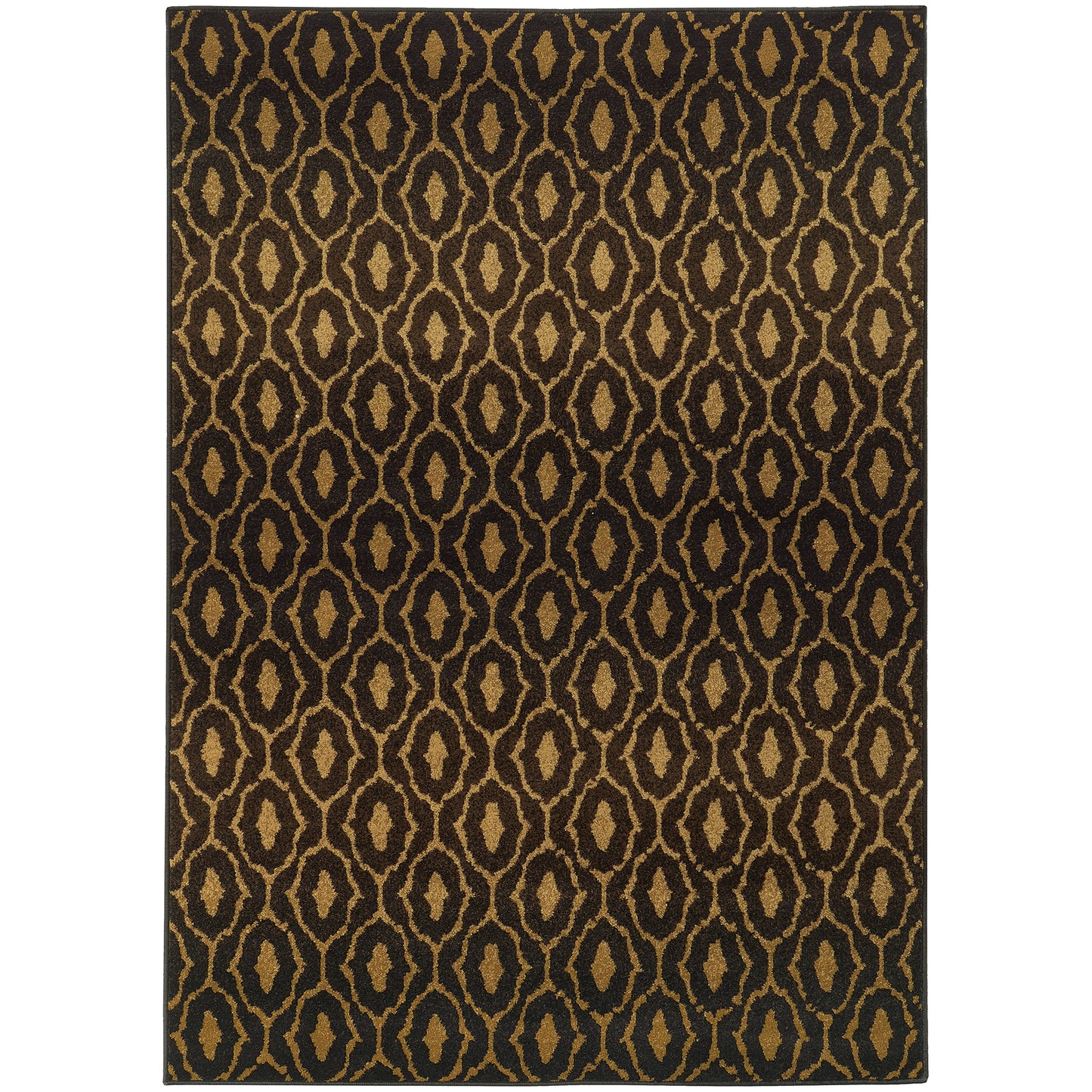 Parker Black Beige Casual Geometric Indoor Rug