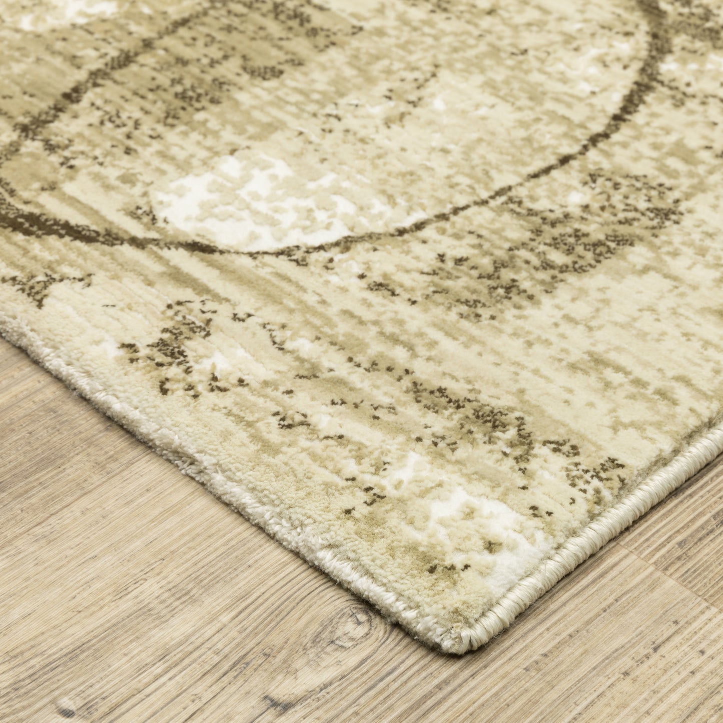 Reed Beige Brown Modern & Contemporary Geometric Indoor Rug