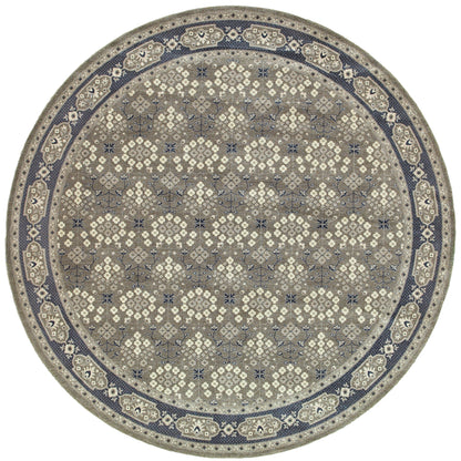 Richmond Grey Navy Traditional Oriental Indoor Rug