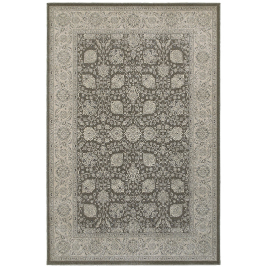 Richmond Brown Ivory Traditional Oriental Indoor Rug