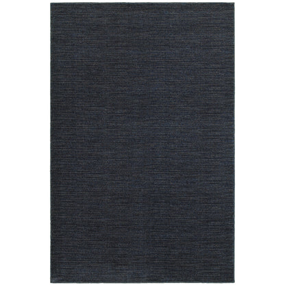 Richmond Navy Grey Transitional Solid Indoor Rug