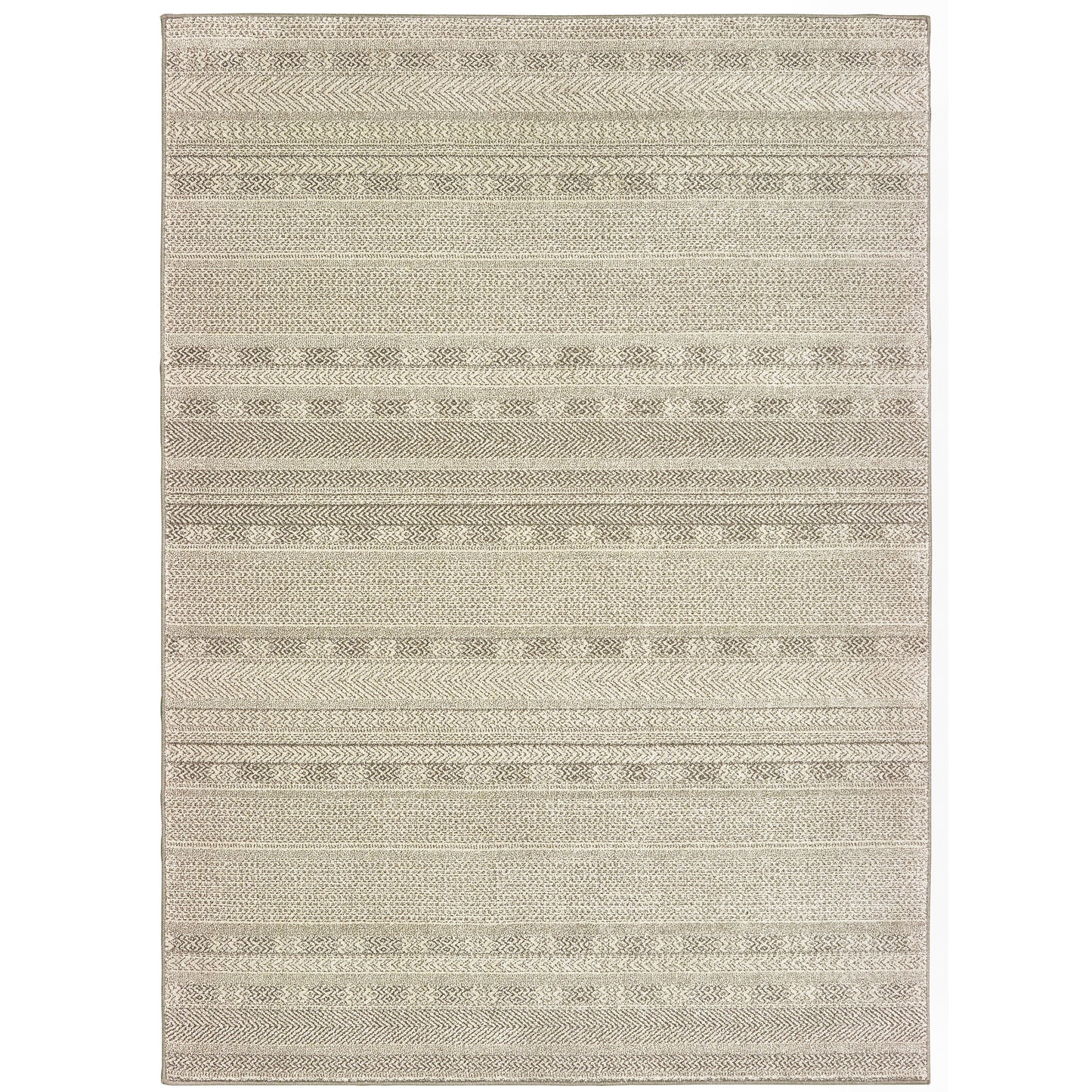 Richmond Ivory Brown Transitional Solid Indoor Rug