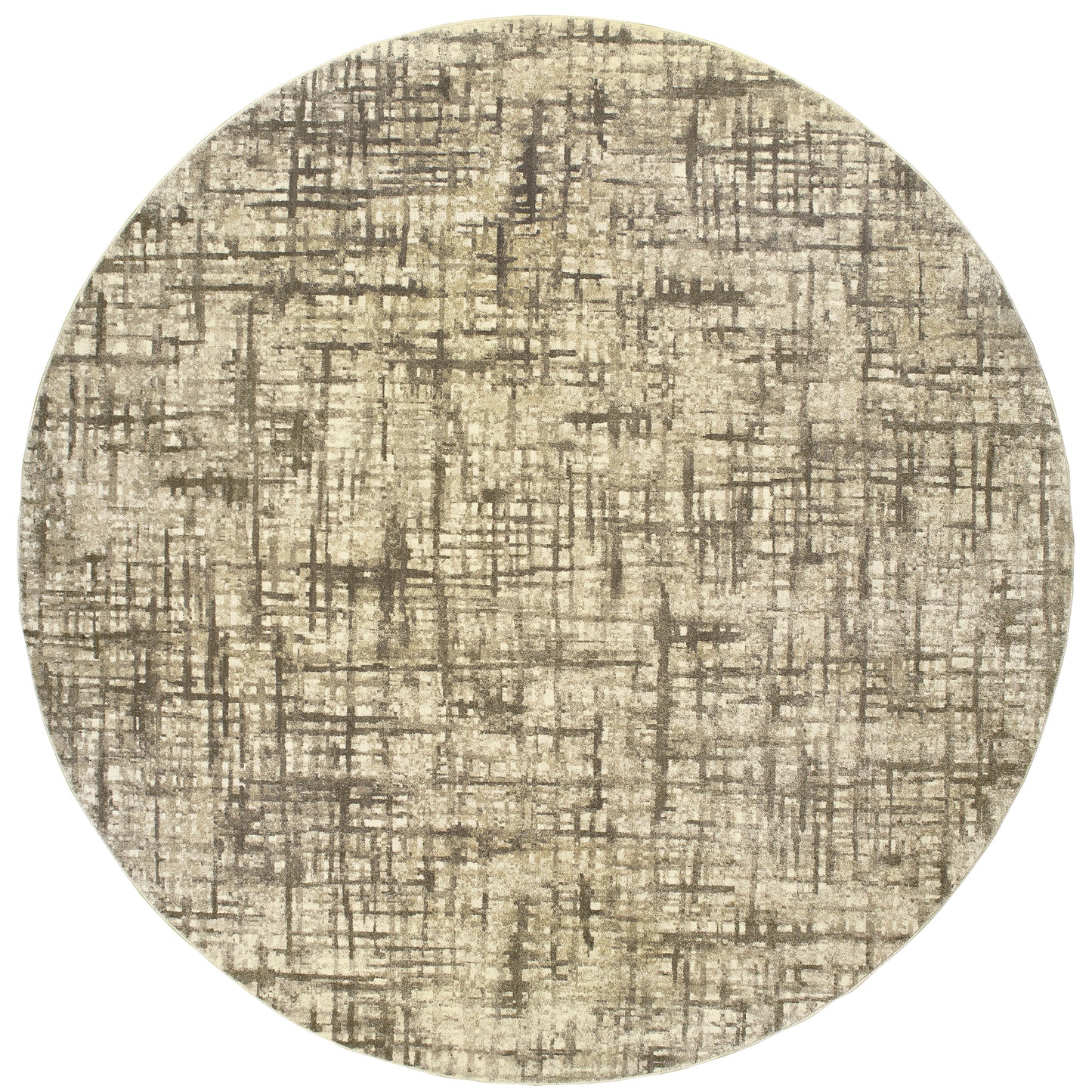 Richmond Ivory Brown Modern & Contemporary Abstract Indoor Rug