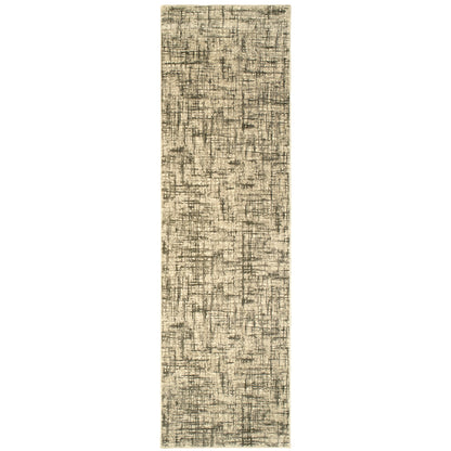 Richmond Ivory Brown Modern & Contemporary Abstract Indoor Rug