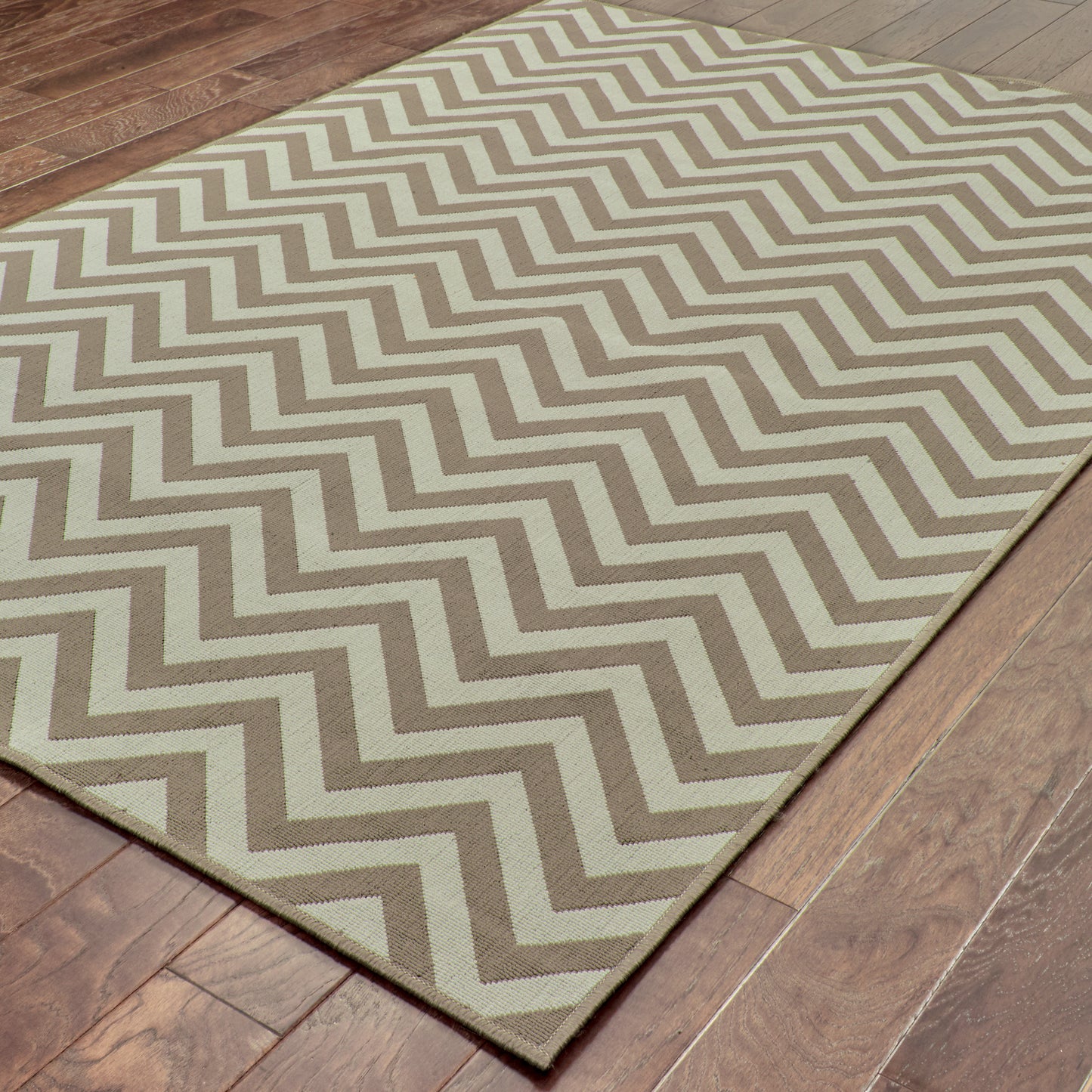 Riviera Grey Blue Transitional Geometric Indoor/Outdoor Rug