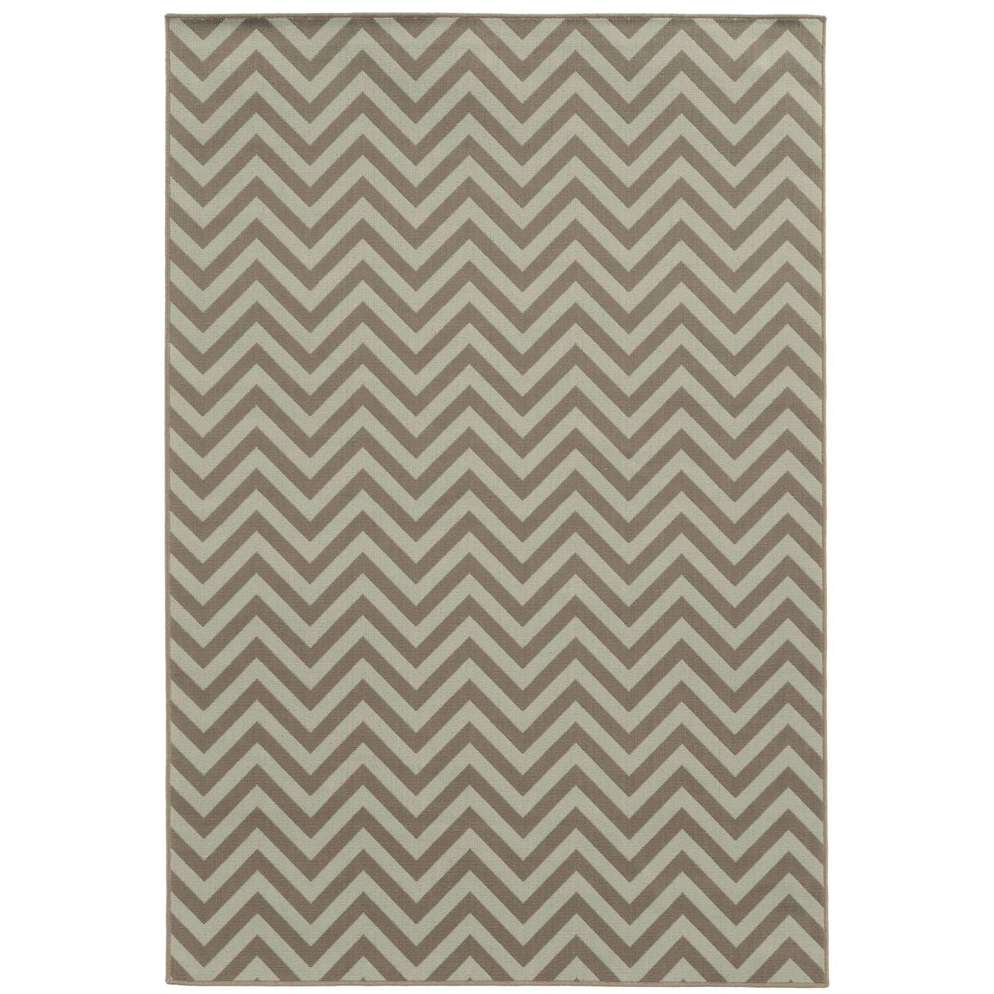 Riviera Grey Blue Transitional Geometric Indoor/Outdoor Rug