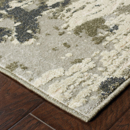 Rowan Grey Ivory Modern & Contemporary Abstract Indoor Rug