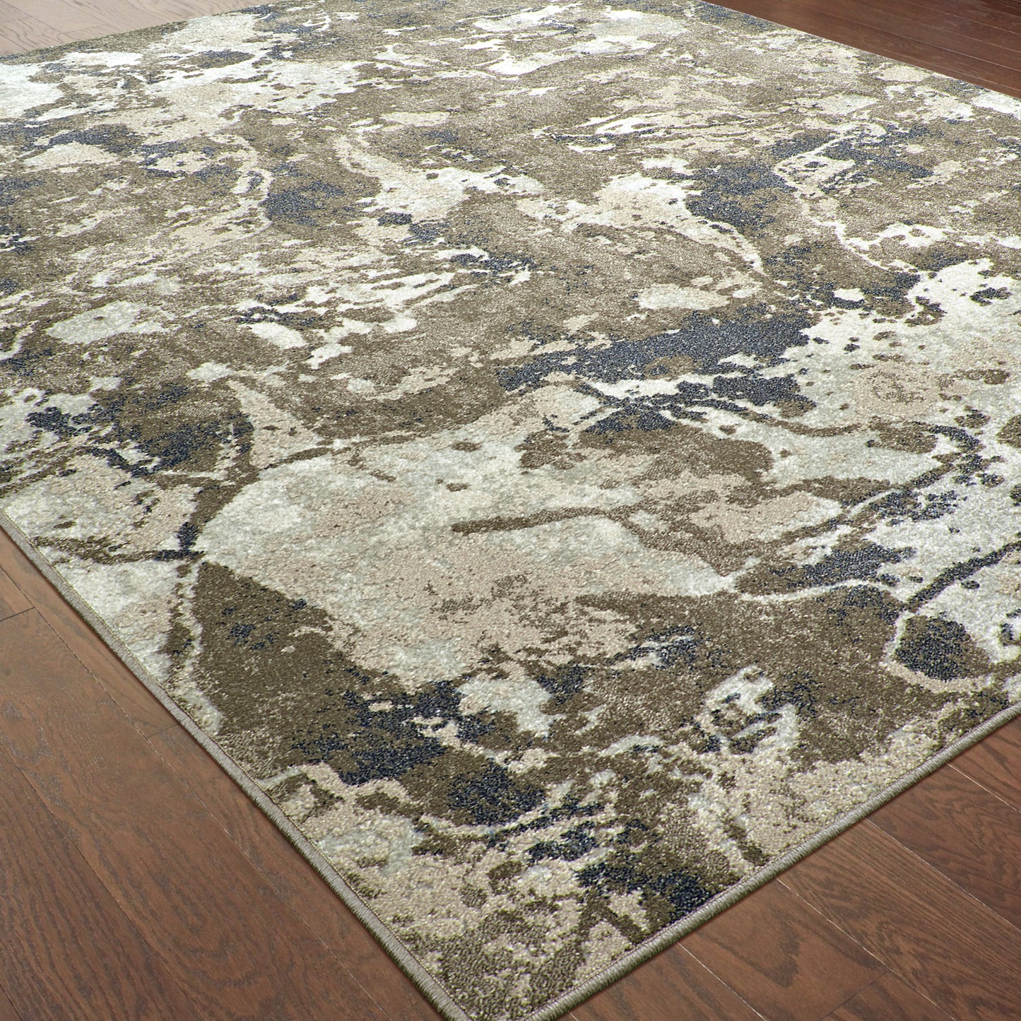 Rowan Grey Ivory Modern & Contemporary Abstract Indoor Rug