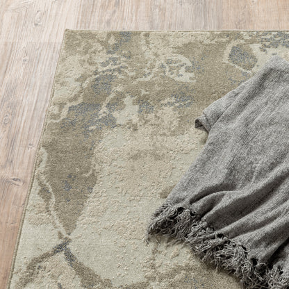 Rowan Grey Ivory Modern & Contemporary Abstract Indoor Rug