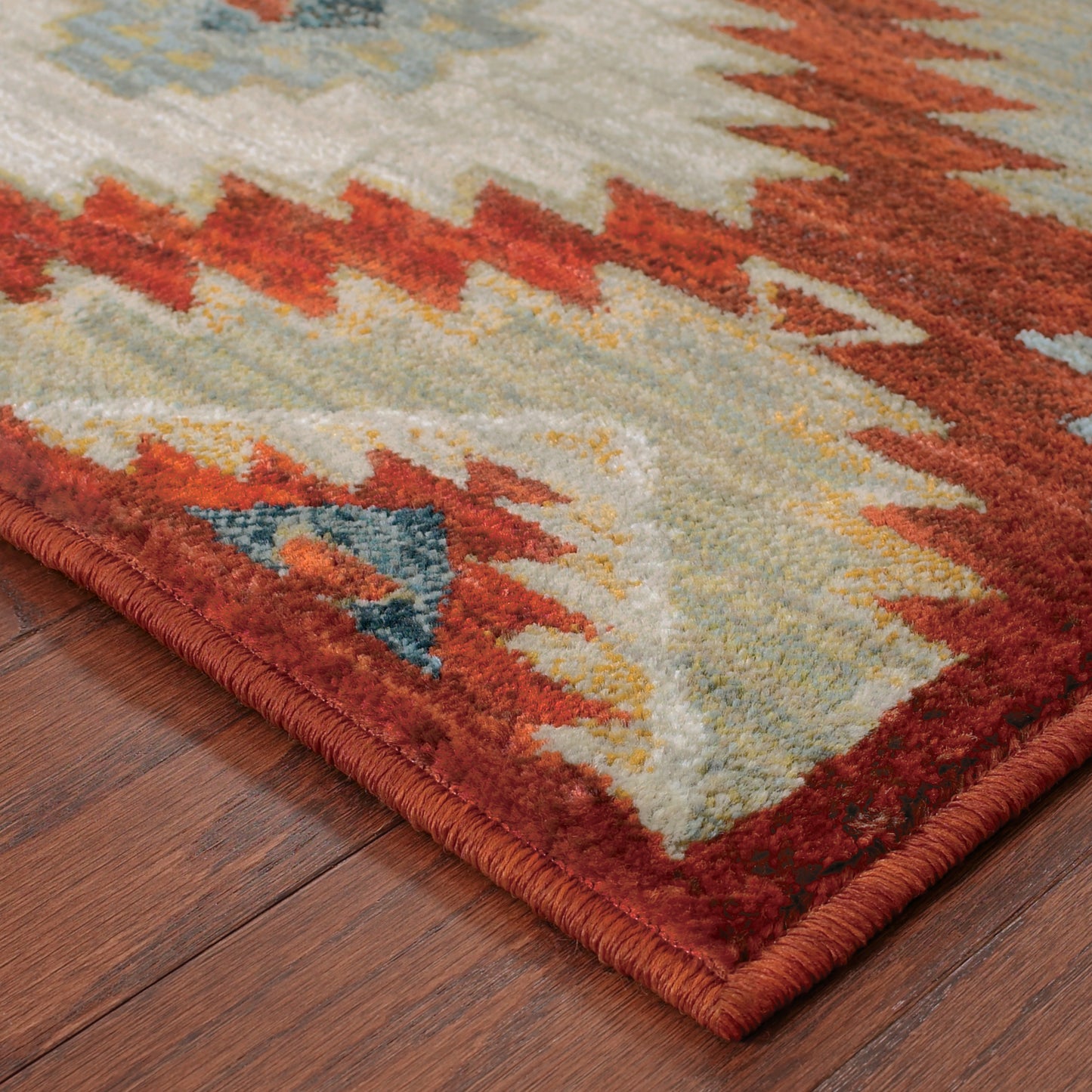 Sedona Red Multi Southwestern Geometric Indoor Rug