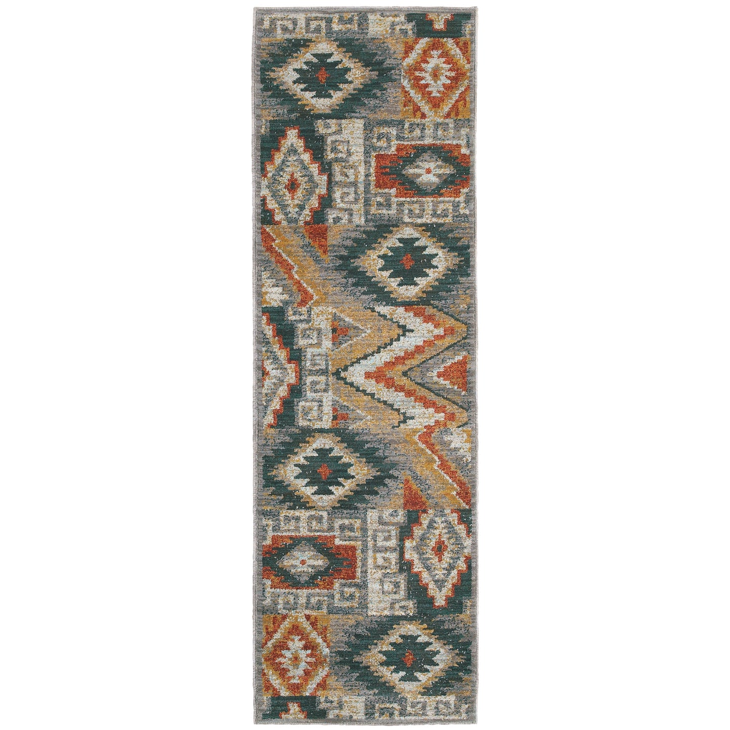 Sedona Blue Multi Southwestern Geometric Indoor Rug