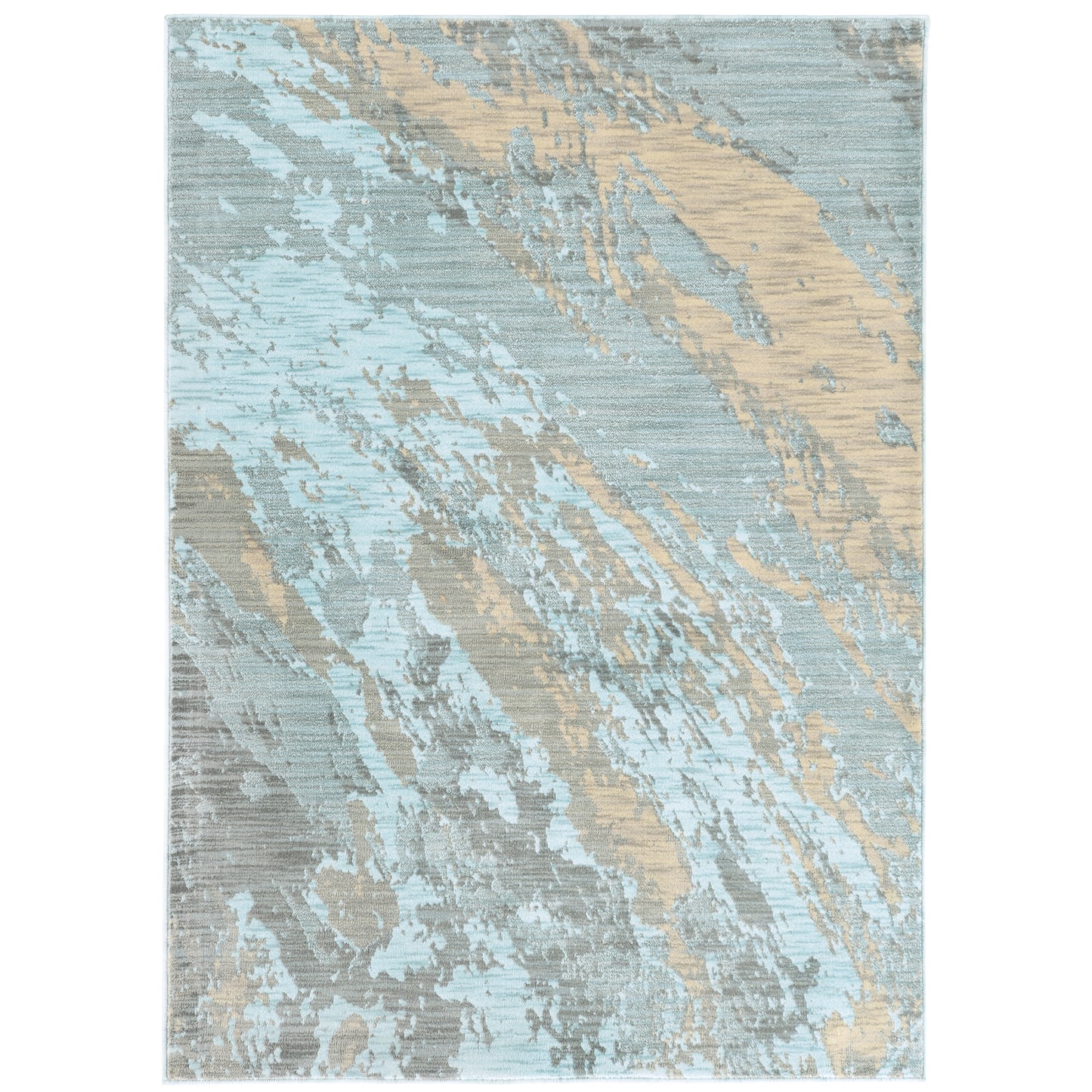 Sedona Blue Grey Modern & Contemporary Abstract Indoor Rug