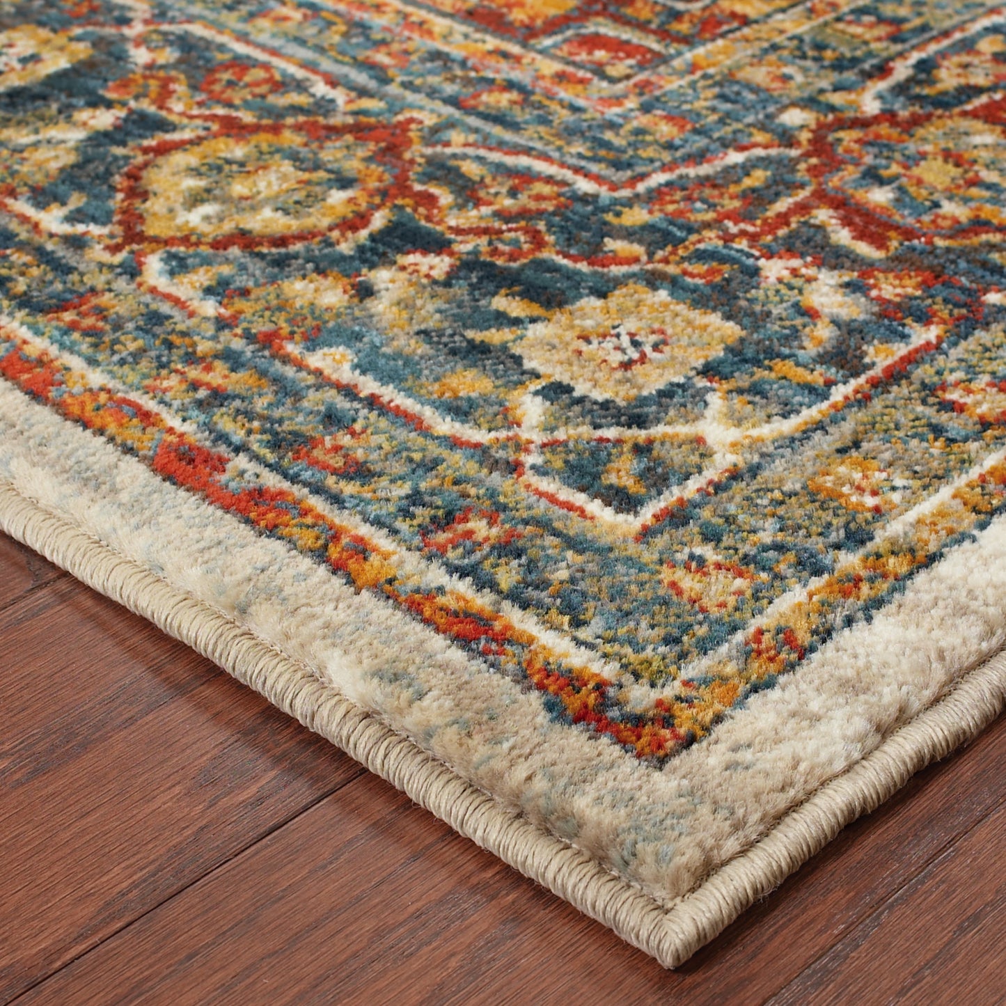 Sedona Red Multi Traditional Oriental Indoor Rug