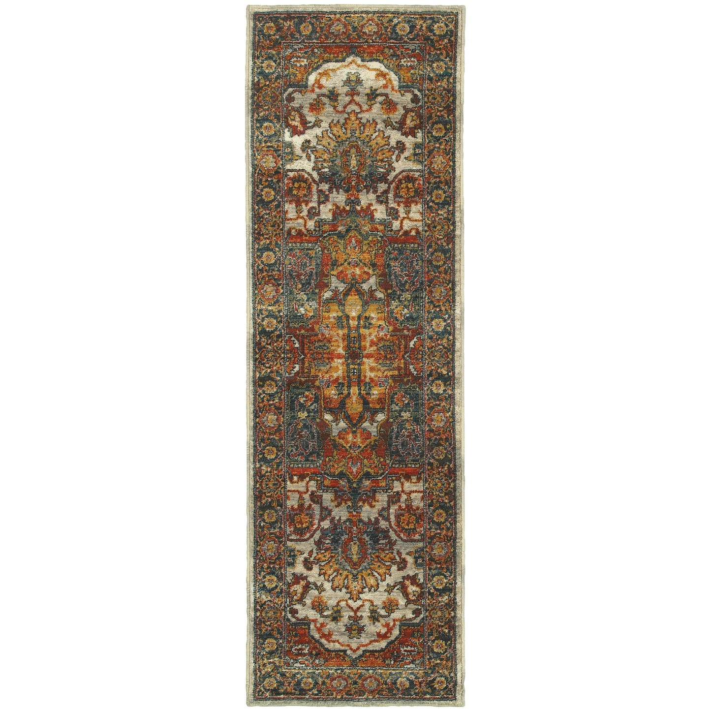 Sedona Red Multi Traditional Oriental Indoor Rug