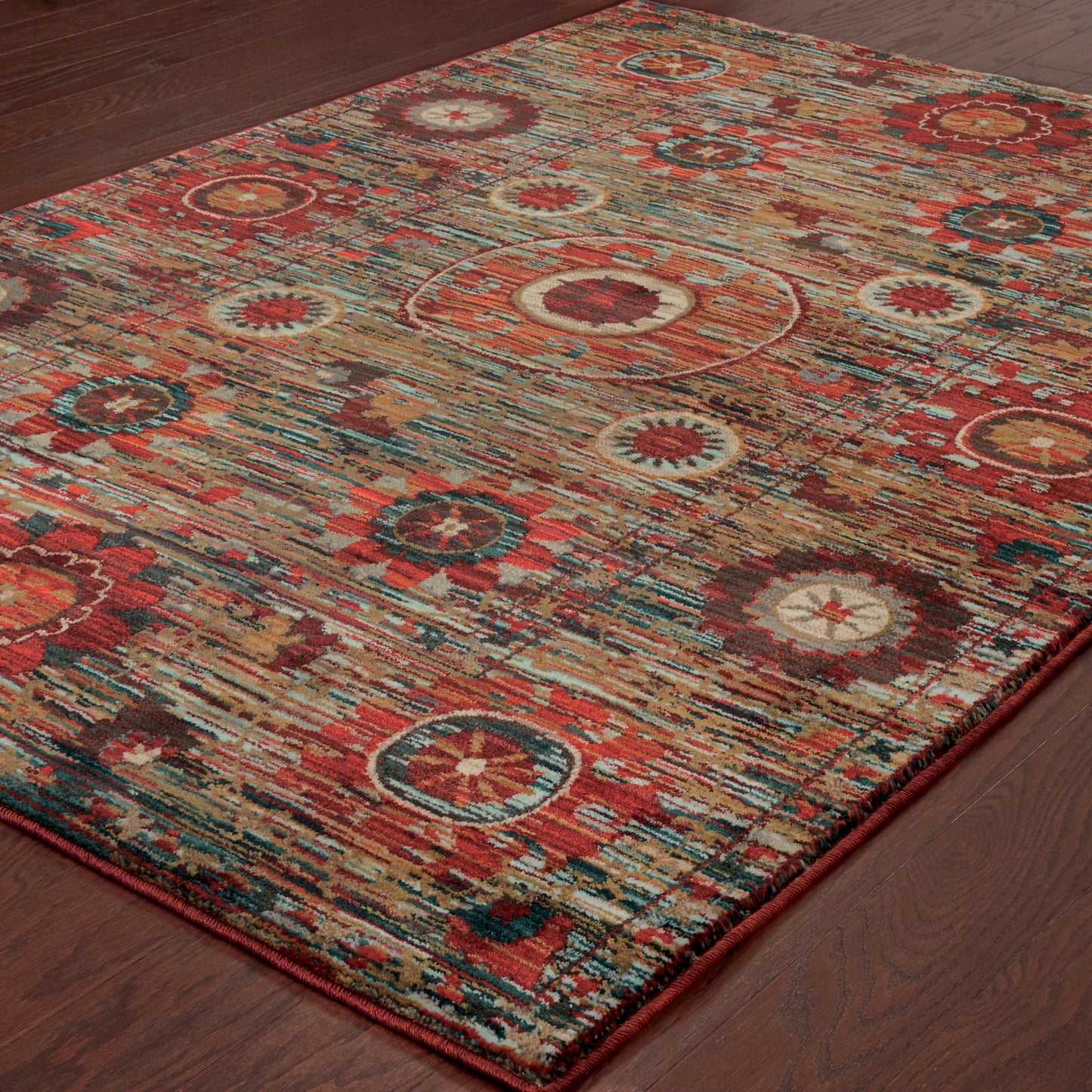 Sedona Multi  Modern & Contemporary Distressed Indoor Rug