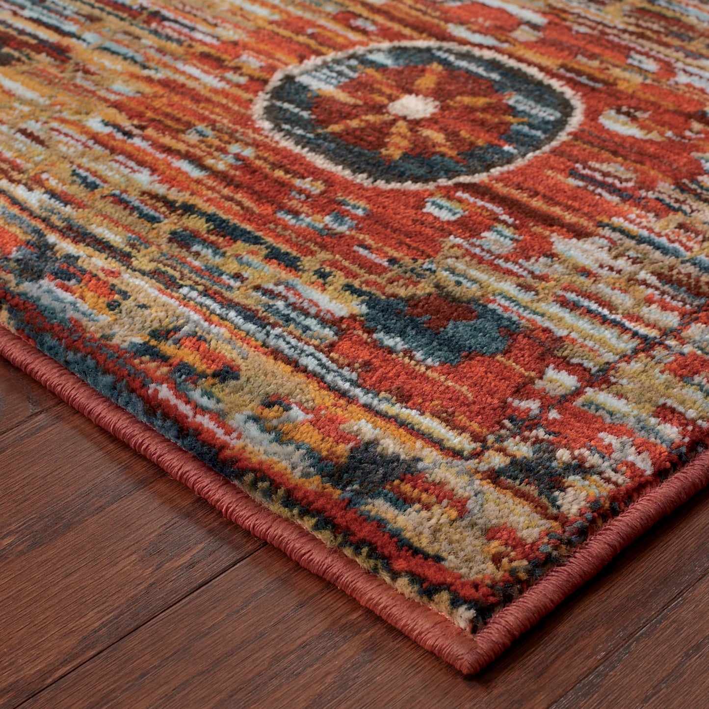 Sedona Multi  Modern & Contemporary Distressed Indoor Rug