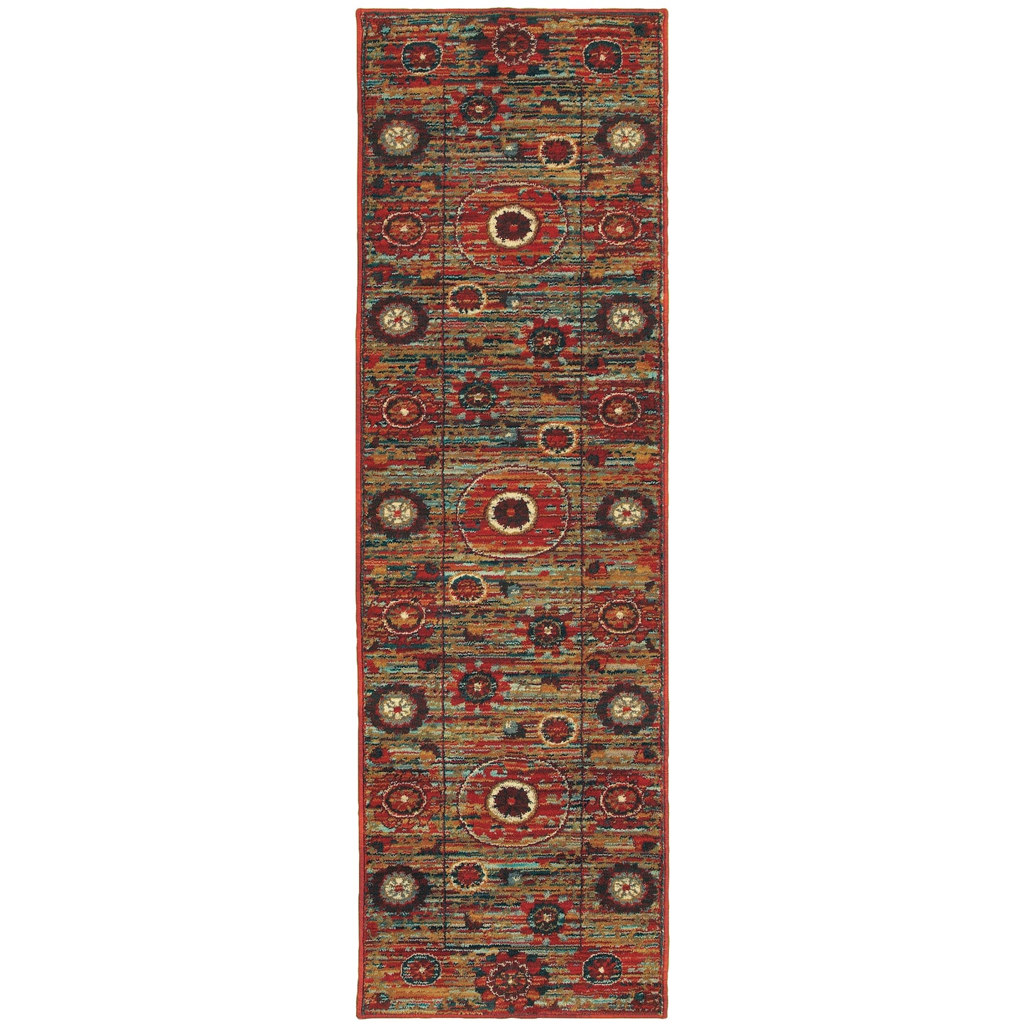 Sedona Multi  Modern & Contemporary Distressed Indoor Rug