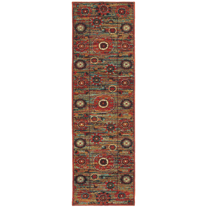 Sedona Multi  Modern & Contemporary Distressed Indoor Rug