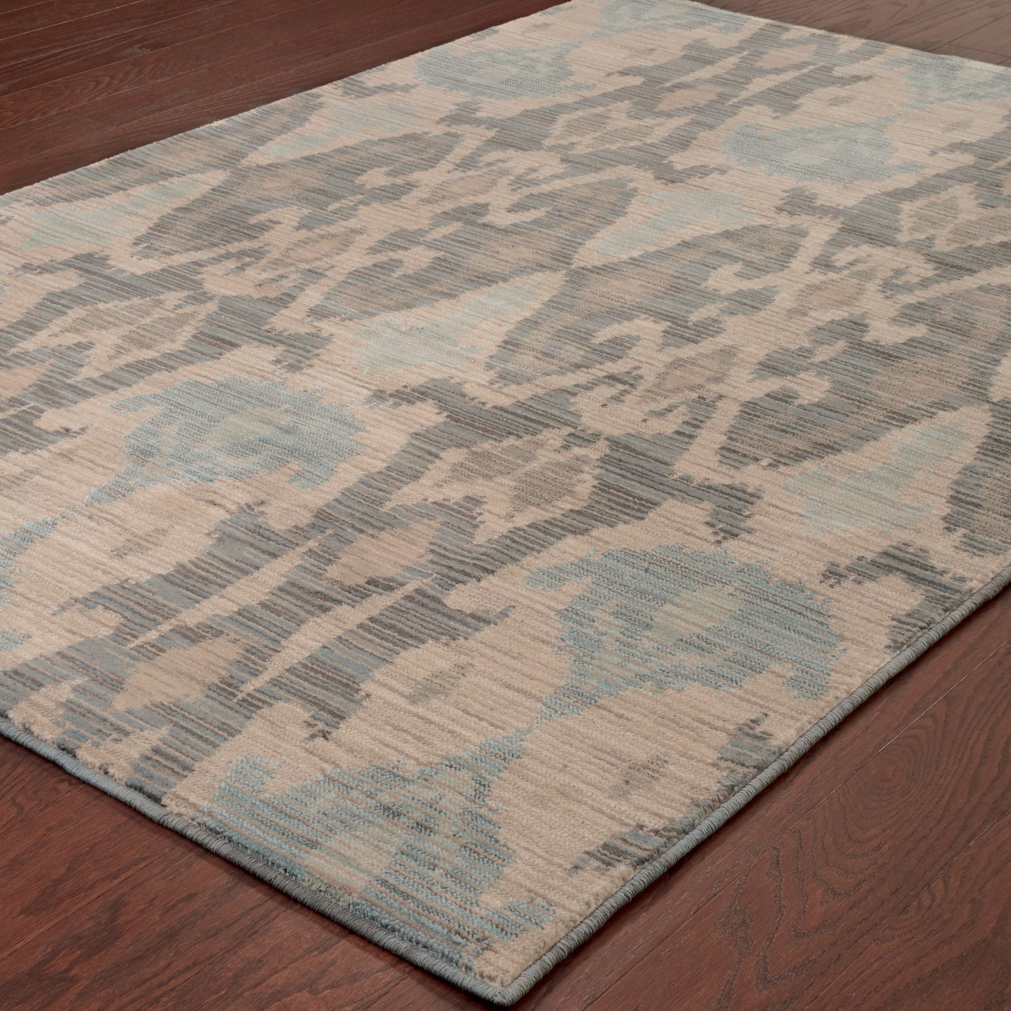 Sedona Blue Grey Transitional Abstract Indoor Rug