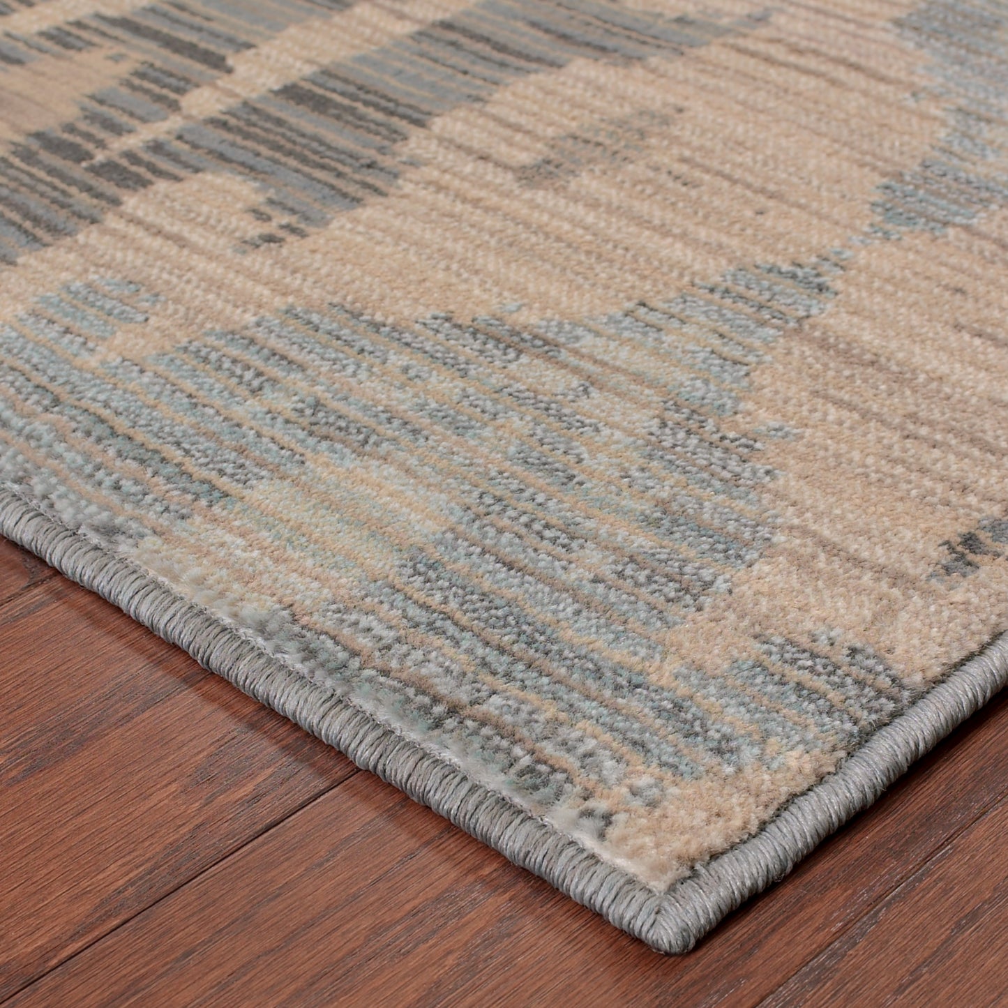 Sedona Blue Grey Transitional Abstract Indoor Rug