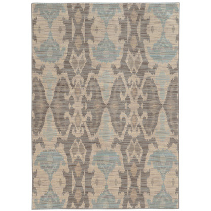 Sedona Blue Grey Transitional Abstract Indoor Rug