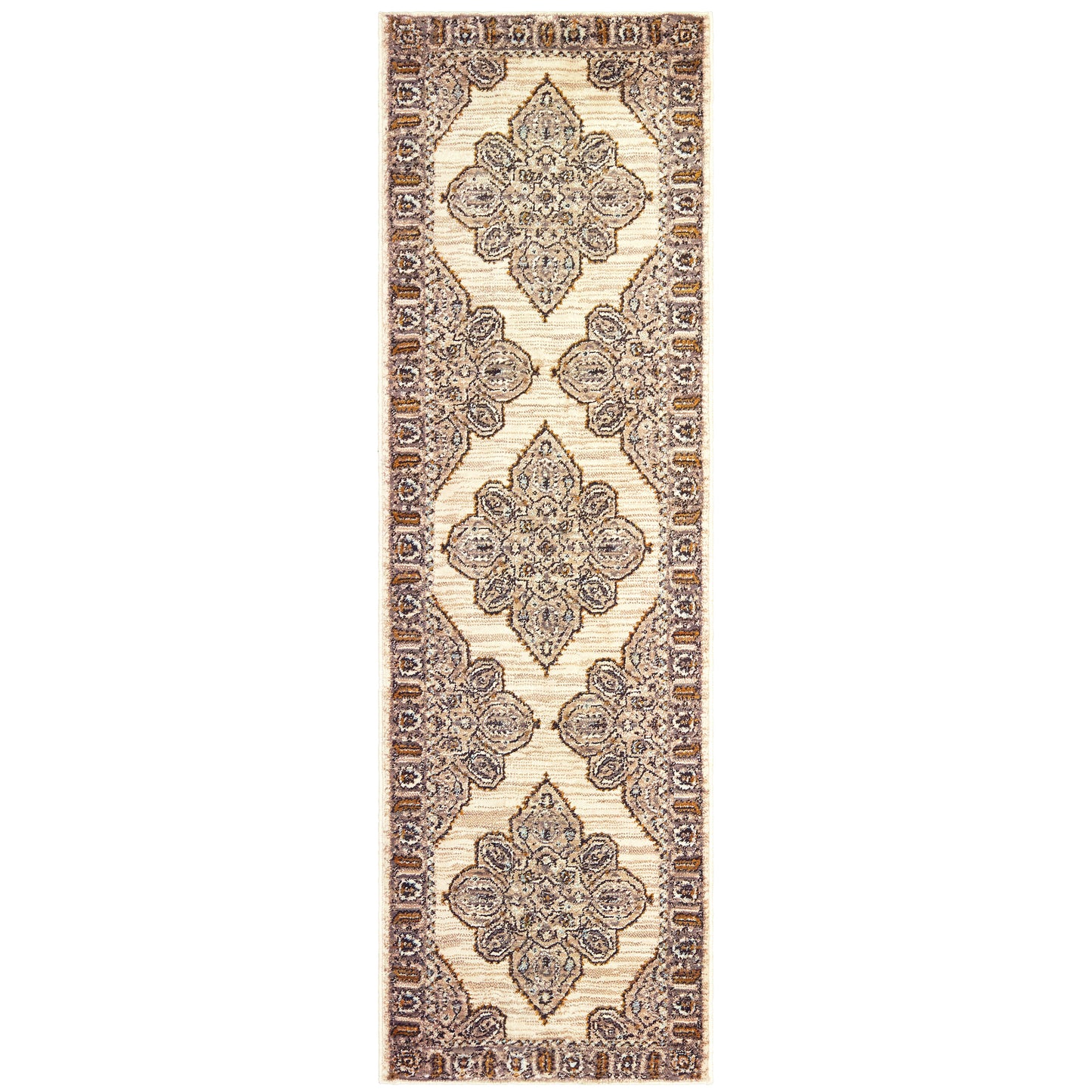 Sedona Ivory Gold Bohemian Oriental Indoor Rug