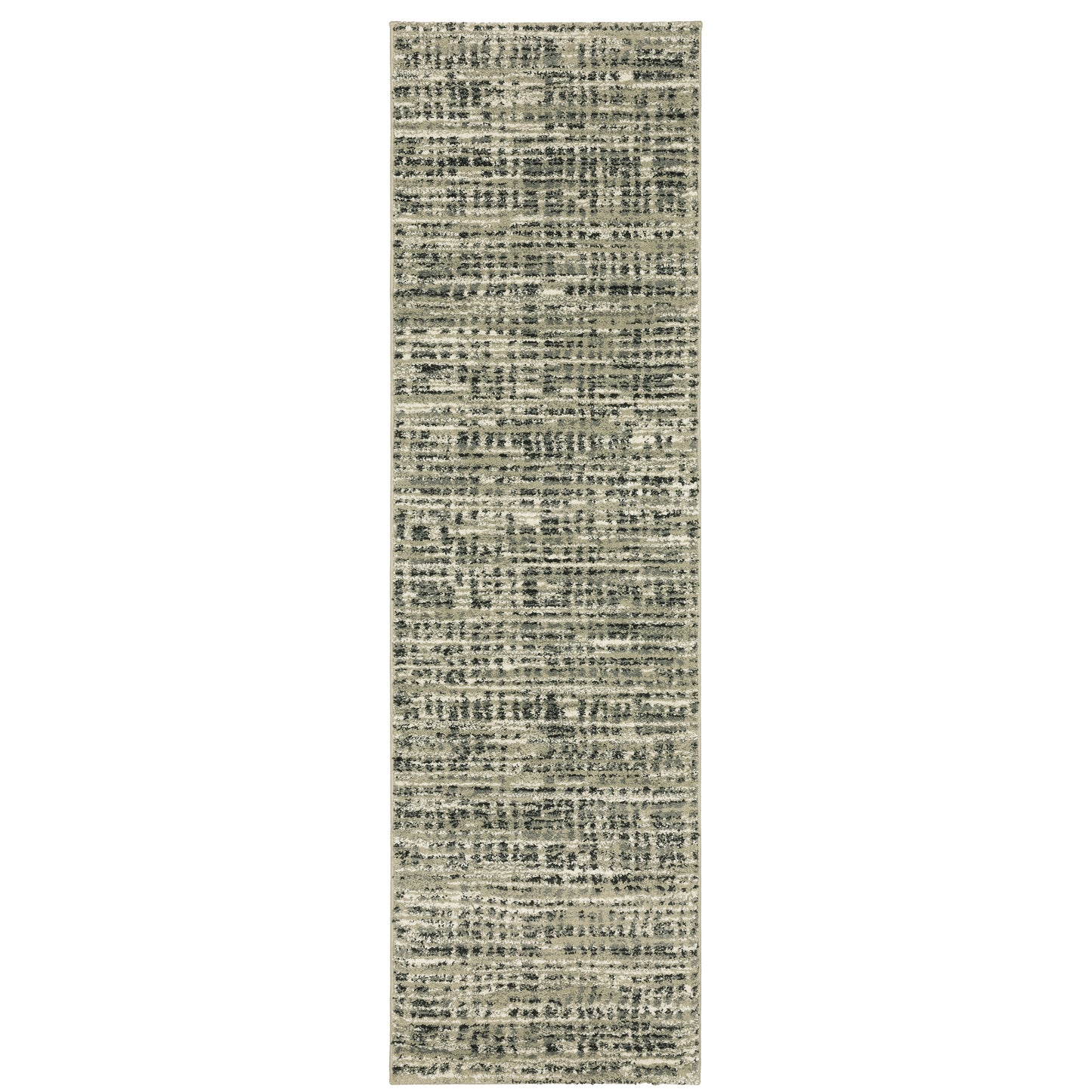 Seneca Beige Grey Industrial Abstract Indoor Rug