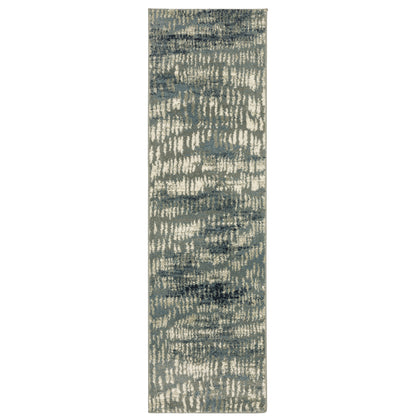 Seneca Grey Beige Industrial Abstract Indoor Rug