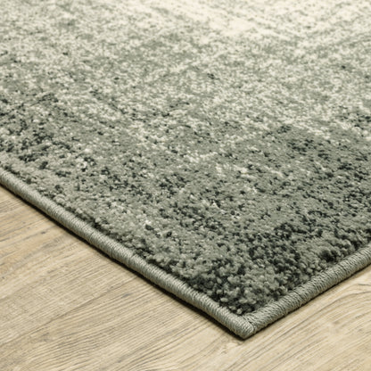 Seneca Grey Beige Industrial Abstract Indoor Rug