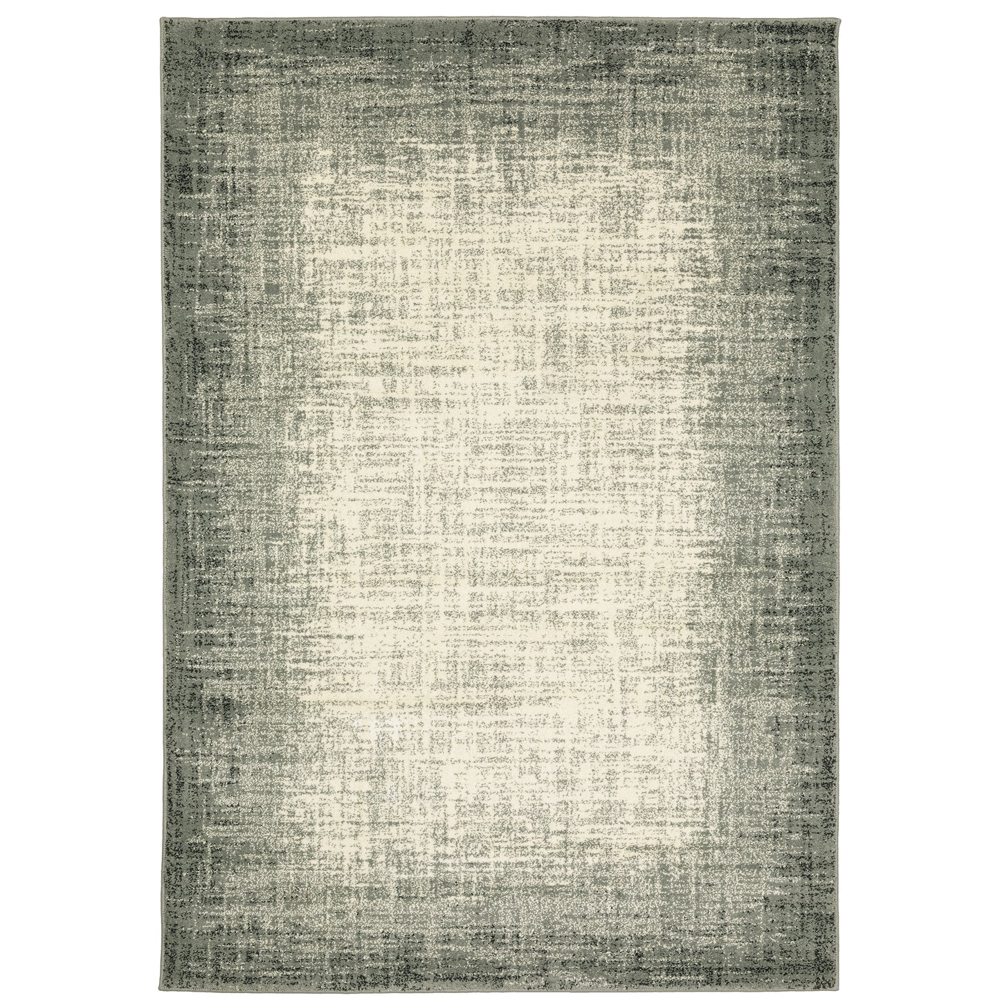 Seneca Grey Beige Industrial Abstract Indoor Rug