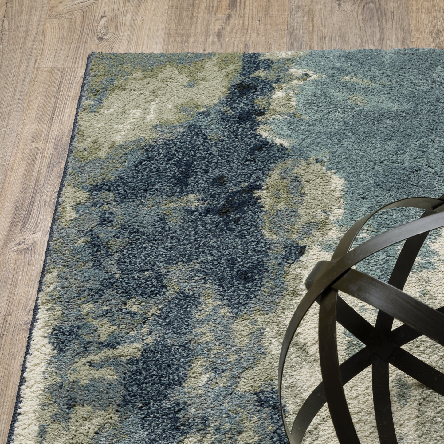 Seneca Blue Grey Modern & Contemporary Abstract Indoor Rug