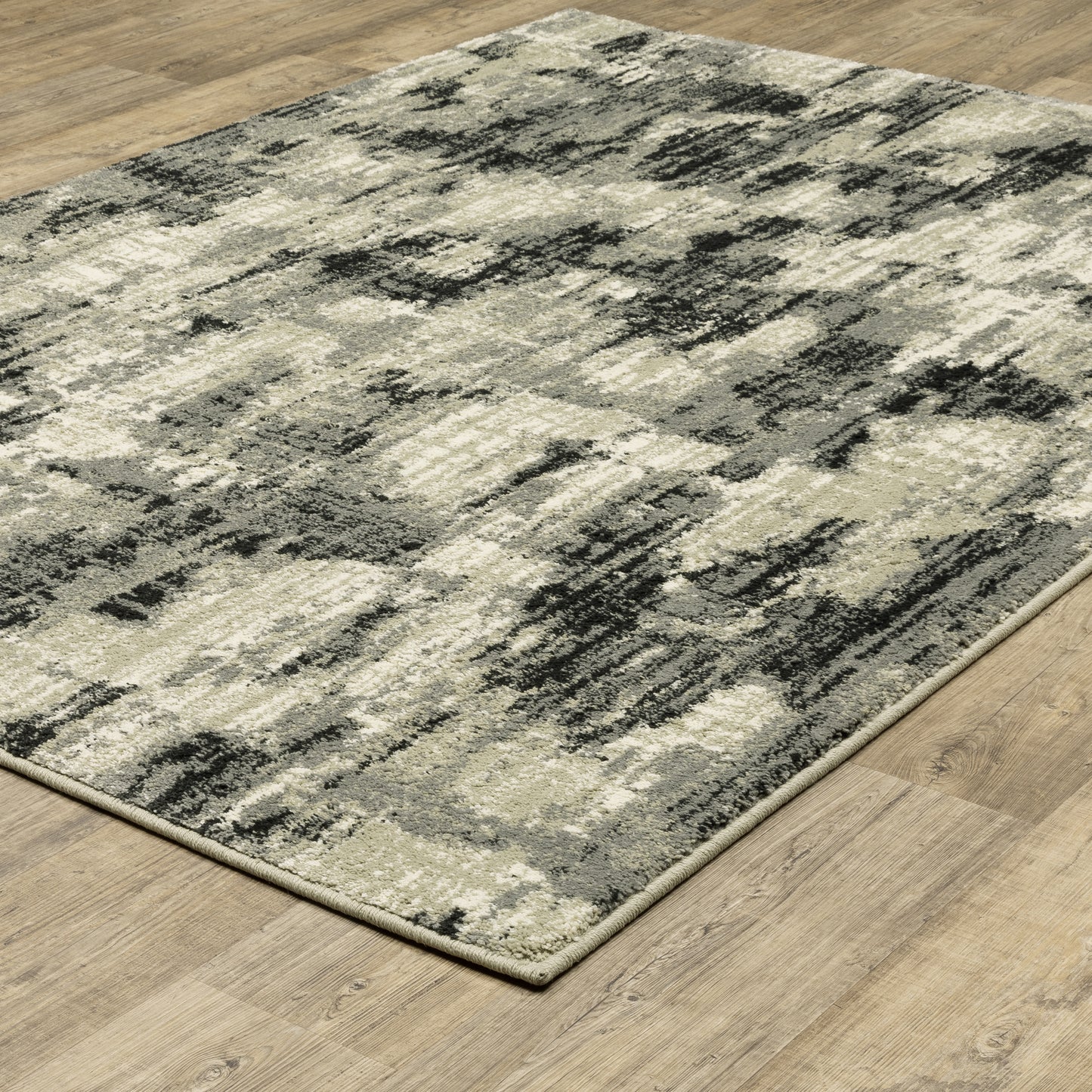 Seneca Grey Beige Modern & Contemporary Abstract Indoor Rug